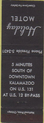 Matchbook Cover - Holiday Motel Kalamazoo MI