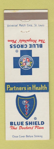 Matchbook Cover - Blue Shield Blue Cross Milwaukee WI