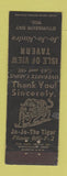 Matchbook Cover - Isle of View Tavern Tiger Sturgeon Bay WI WEAR