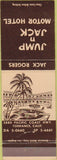 Matchbook Cover - Jump N Jack Motor Hotel Torrance CA