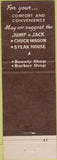 Matchbook Cover - Jump N Jack Motor Hotel Torrance CA