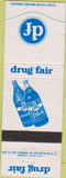 Matchbook Cover - Drug Fair Cola ginger ale