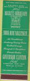 Matchbook Cover - Governor Clinton Hotel Kingston NY
