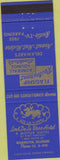 Matchbook Cover - Lord De La Warr Hotel Wilmington DE