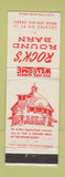 Matchbook Cover - Rock's Round Barn Richland Center WI
