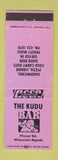 Matchbook Cover - Kudu Bar Wisconsin Rapids WI PINK