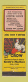Matchbook Cover - Koch's Market Grocery Waukesha WI