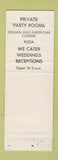 Matchbook Cover - Amato's Holiday House Madison WI WEAR