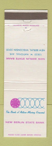 Matchbook Cover - New Berlin State Bank New Berlin WI