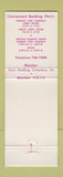 Matchbook Cover - New Berlin State Bank New Berlin WI