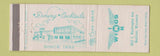 Matchbook Cover - Wings Inn Madison WI
