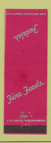 Matchbook Cover - Fedele's Restaurant Madison WI Italian PINK