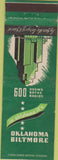 Matchbook Cover - Oklahoma Biltmore Oklahoma City?