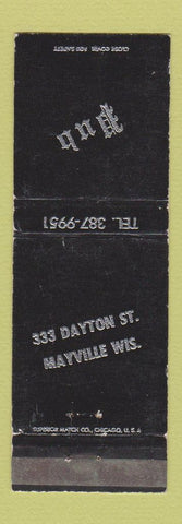 Matchbook Cover - Pub Mayville WI WEAR