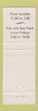 Matchbook Cover - Pub Mayville WI WEAR