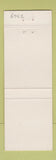 Matchbook Cover - Randy's Supper Club Whitewater WI
