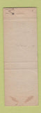 Matchbook Cover - JE Barany Construction Ashland WI WORN
