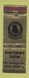 Matchbook Cover - Sportsman's Tavern Racine WI WEAR
