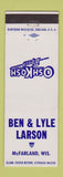Matchbook Cover - OshKosh B'gosh clothes Ben & Lyle Larson McFarland WI