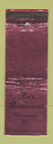 Matchbook Cover - Art's Restaurant Oconomowoc WI WEAR