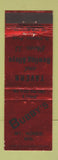 Matchbook Cover - Bubby's Tavern bowling Mount Horeb WI low phone # WEAR