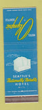 Matchbook Cover - Hotel Olympic Seattle WA WEAR