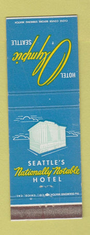 Matchbook Cover - Hotel Olympic Seattle WA WEAR