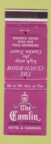 Matchbook Cover - The Camlin Hotel Seattle WA