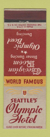 Matchbook Cover - Olympic Motel Seattle WA #1