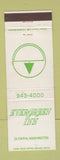 Matchbook Cover - Evergreen Inn Olympia WA