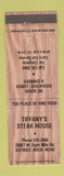 Matchbook Cover - Tiffany's Steak House Detroit MI
