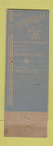 Matchbook Cover - Stockholm Smorgasbord Detroit MI