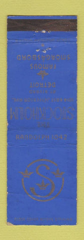 Matchbook Cover - Stockholm Smorgasbord Detroit MI WEAR