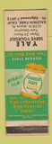 Matchbook Cover - Quaker State oil gas Baldwin Park CA WEAR