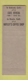 Matchbook Cover - California Cafe Merced CA #2