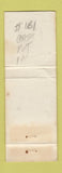 Matchbook Cover - Paul's Mobil oil gas Dearborn Heights MI WORN