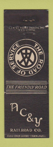Matchbook Cover - AC&Y Railroad WEAR