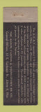 Matchbook Cover - AC&Y Railroad WEAR