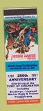 Matchbook Cover - Town of Chichester 250th Boothwyn Linwood Trainer PA