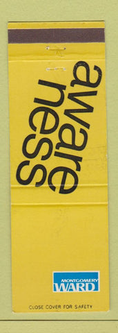 Matchbook Cover - Montgomery Wards Department Stores Awareness