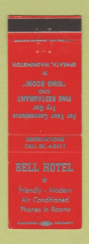 Matchbook Cover - Bell Hotel Ephrata WA