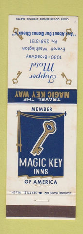 Matchbook Cover - Topper Motel Everett WA