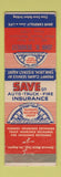 Matchbook Cover - John Demorest Insurance Mount Vernon WA