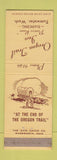 Matchbook Cover - Oregon Trail Inn Tumwater WA WEAR