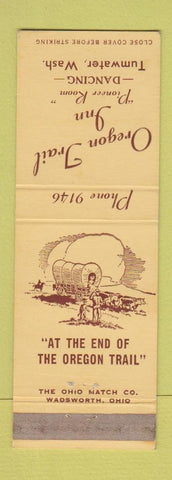 Matchbook Cover - Oregon Trail Inn Tumwater WA WEAR