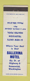 Matchbook Cover - Ballerina Motel Kennewick WA WEAR
