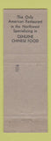 Matchbook Cover - The Coeur D'Alene Hotel Spokane WA Dutch Mill