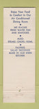 Matchbook Cover - Paul's Nautical Inn Sturgeon Bay WI