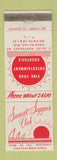 Matchbook Cover - Sunset Supper Club Fond Du Lac WI WEAR
