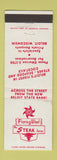 Matchbook Cover - Flaming Wheel Steak House Beloit WI
